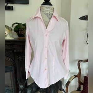 Jones of New York, Easy Care SZ 6 Pink Button Down Shirt